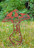 4 Funny Mushrooms - Metal Sculpture